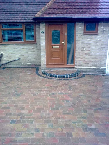 driveway and front door